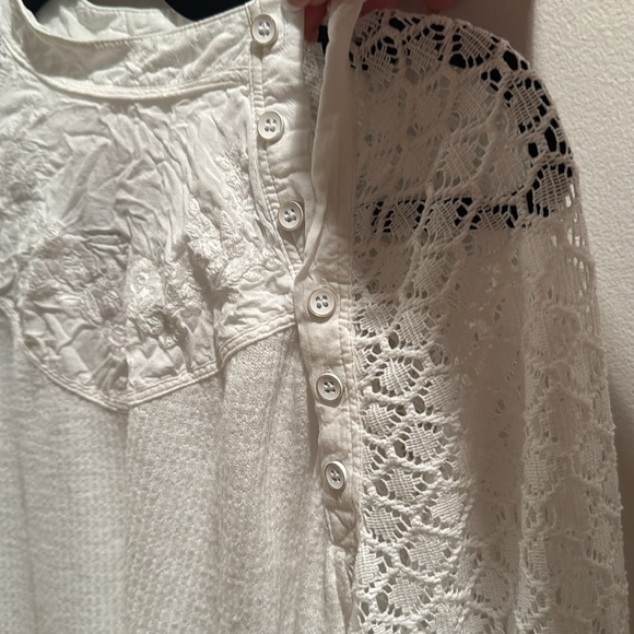 Free People The Sweetest Thing embroidered top Medium - Picture 6 of 9